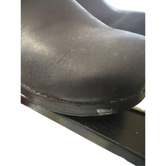 Dansko oiled black clog Sz 38 - Picture 7 of 8